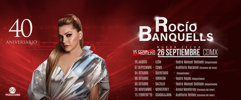 Rocío Banquells 40 aniversario