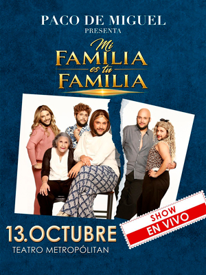 Paco de Miguel, mi familia es tu familia