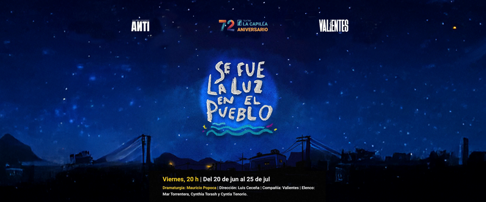 Se fue la luz en el pueblo